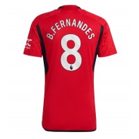 Camiseta Manchester United Bruno Fernandes #8 Primera Equipación Replica 2023-24 mangas cortas